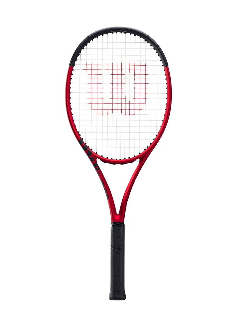 Clash 98 V2 Tennis Racket, 16x20, Adults, Intermediate/ Advanced - Red/ Black