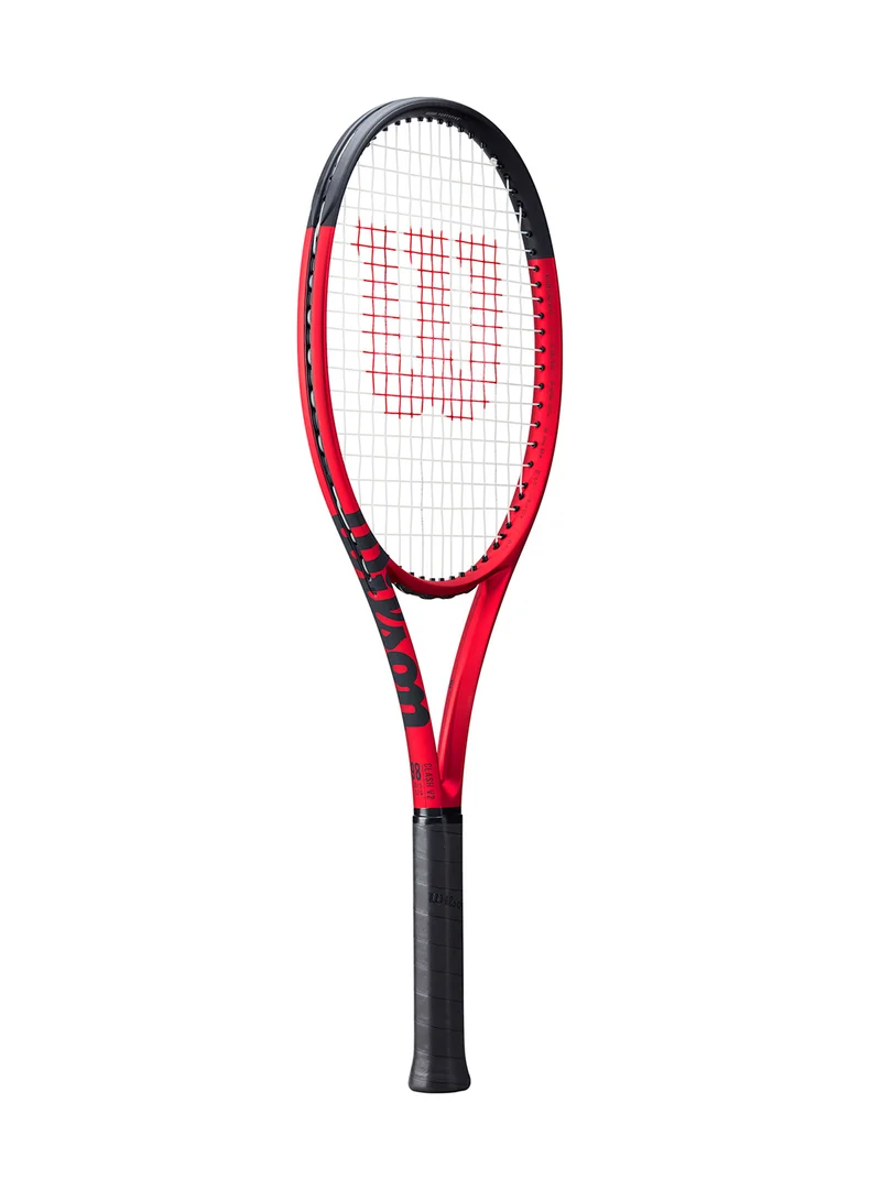 Wilson Clash 98 V2 Tennis Racket, 16x20, Adults, Intermediate/ Advanced - Red/ Black