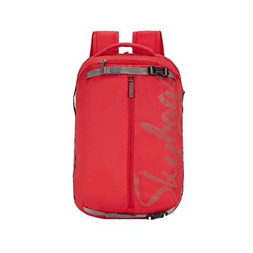 Skybags حقيبة ظهر لابتوب سكاي باجز بوليستر صلبة أوف رودر Nx 01 3 مقصورات حمراء - Image 1