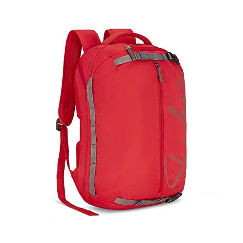 Skybags حقيبة ظهر لابتوب سكاي باجز بوليستر صلبة أوف رودر Nx 01 3 مقصورات حمراء - Image 3