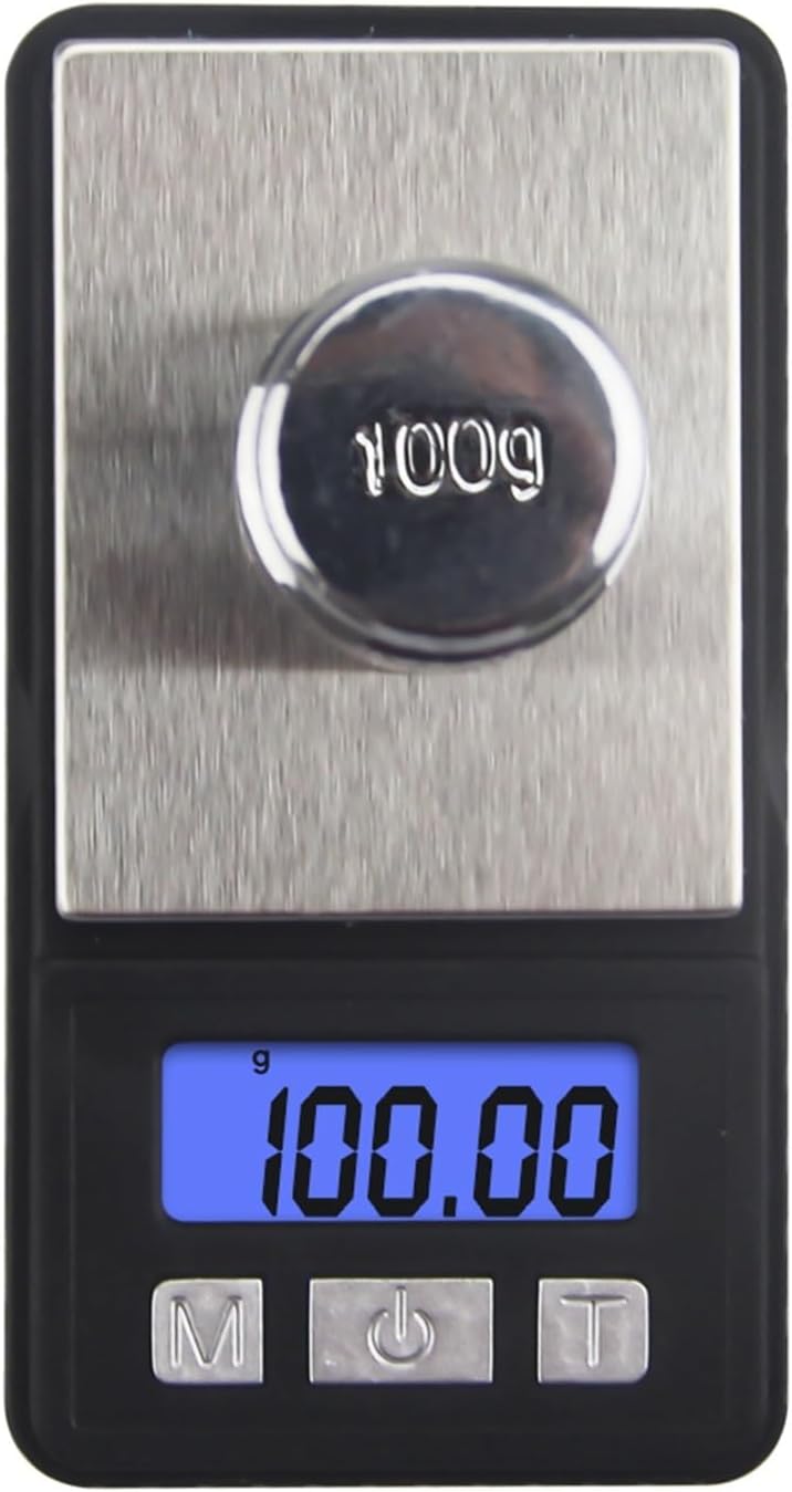 0.01g Digital Pocket Scale Portable LCD Electronic Jewelry Scale Gold Diamond Herb Balance Weight Weighting Scale(One Color 100g) - Image 2