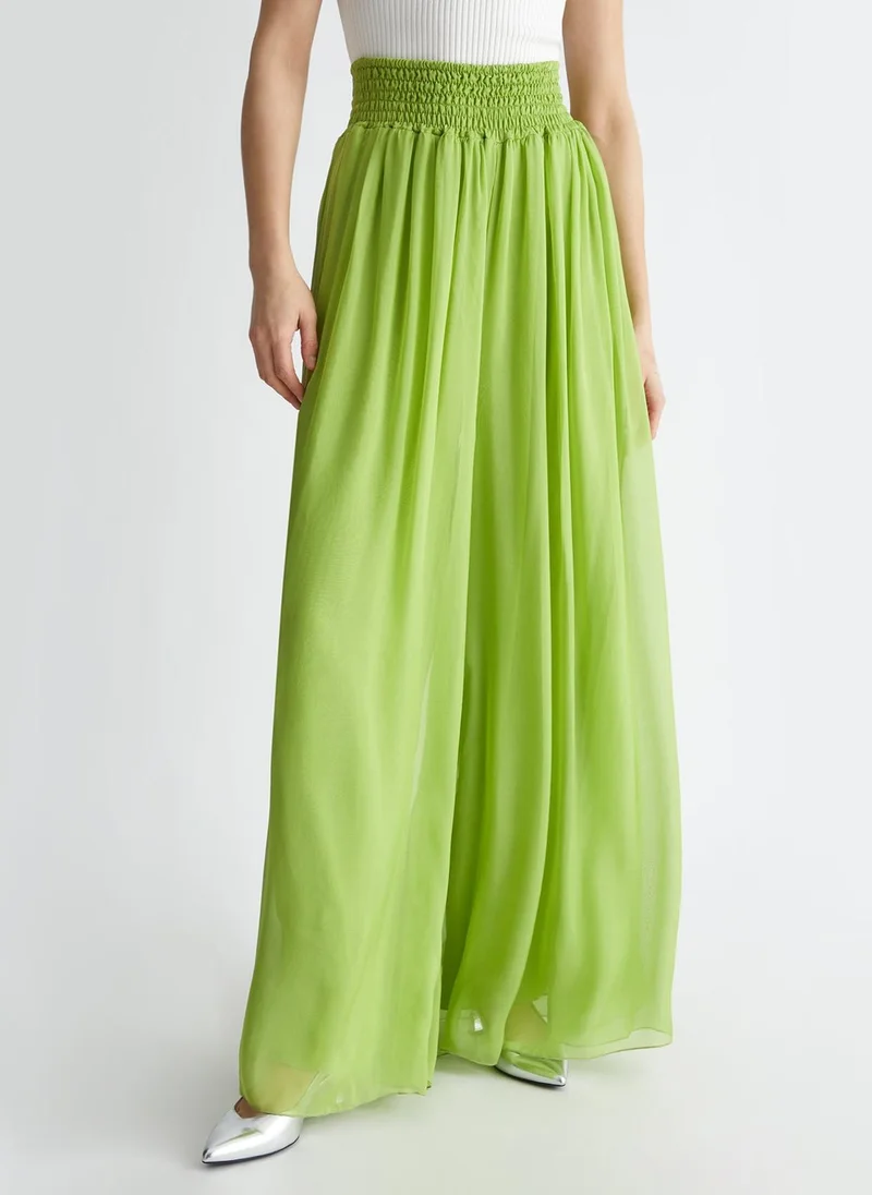 Liu Jo Silk-blend trousers