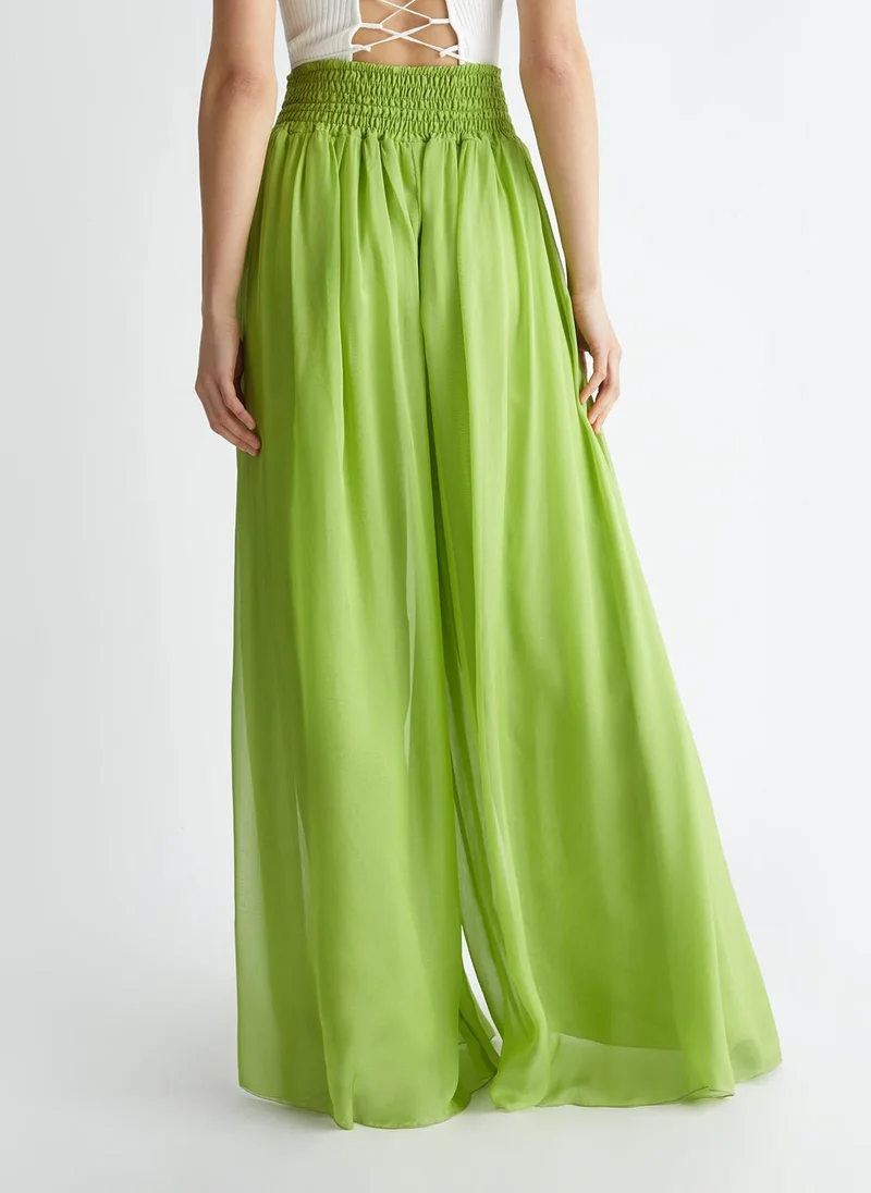 Liu Jo Silk-blend trousers