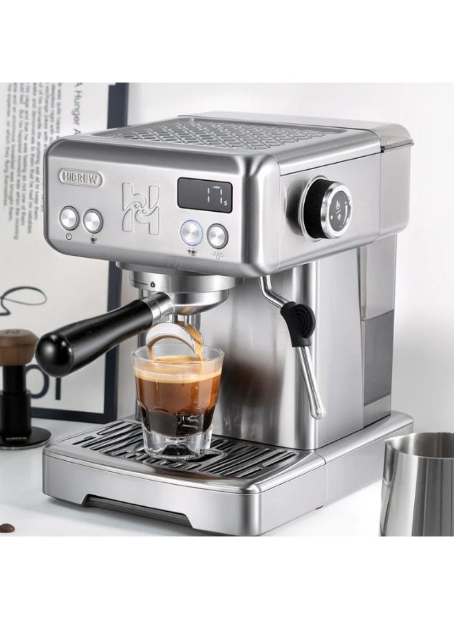 HIbrew H10 Coffee Machine Silver - Image 3