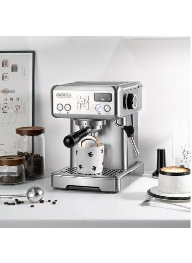 HIbrew H10 Coffee Machine Silver - Image 1