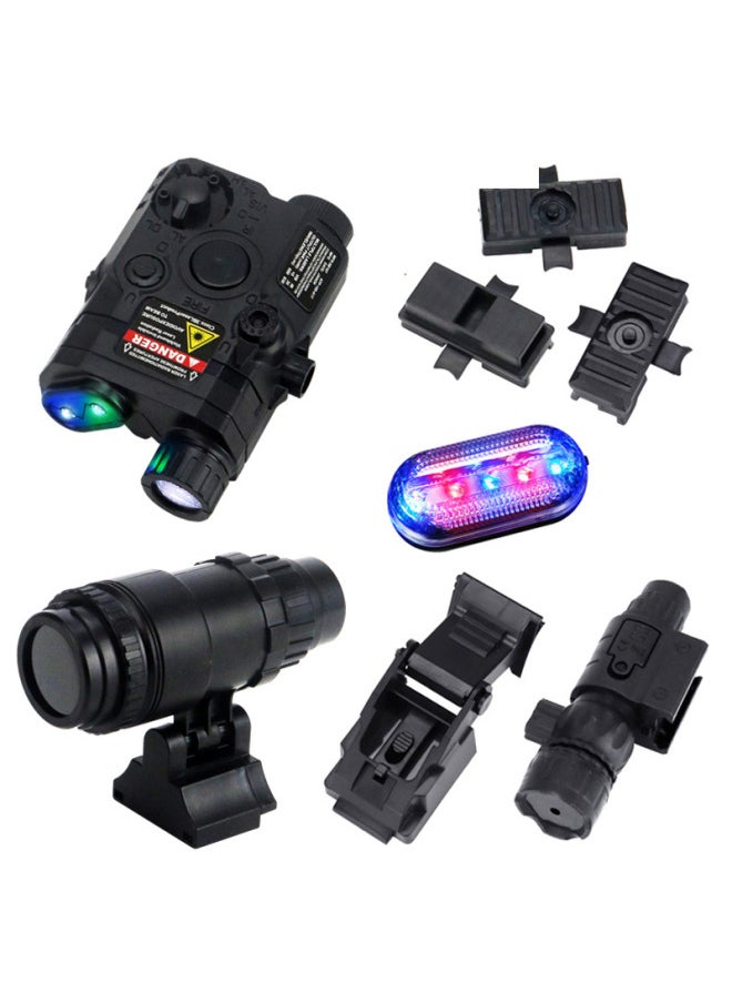 Children's Telescope Police Lights Infrared Direct COS Peripheral Toys Full Set Of Small Special Police Helmets Wholesale-Color:8 Accessories-single Tube  - Image 1