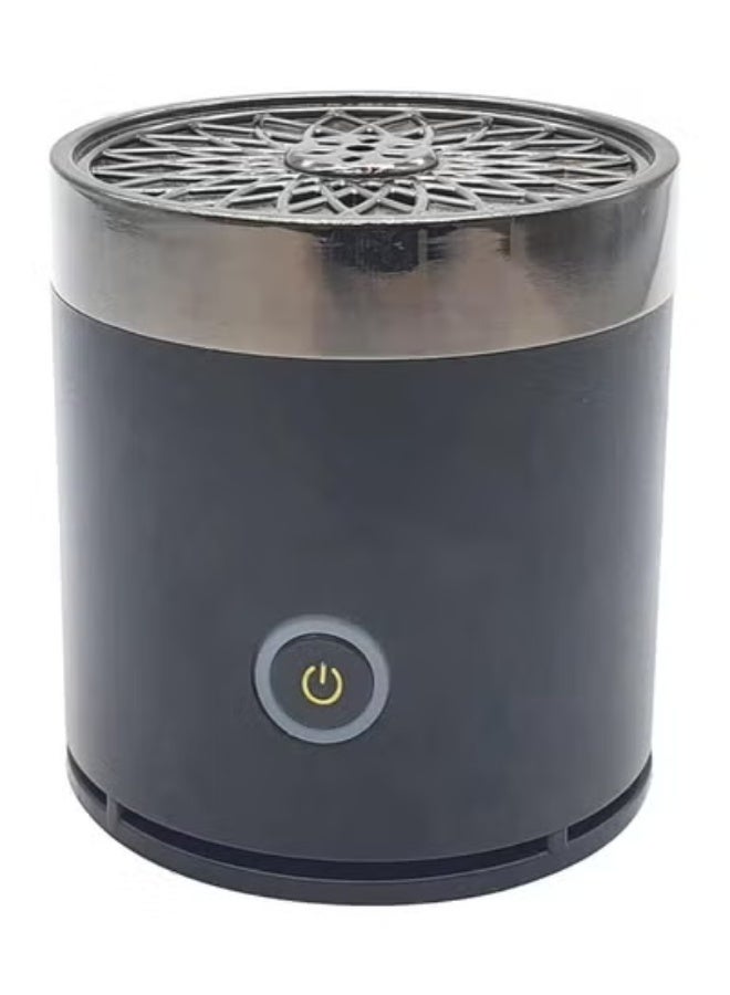 TIGER Electric Mini Bakhoor Burner for Car Use – Compact USB-Powered Arabic Oud Diffuser in Elegant Black | Fast-Heating Incense Burner for Fresh Fragrance in Cars, Offices & Small Spaces | Safe Flame-Free Aroma Solution for On-the-Go Use | Stylish Portable Design - Image 1