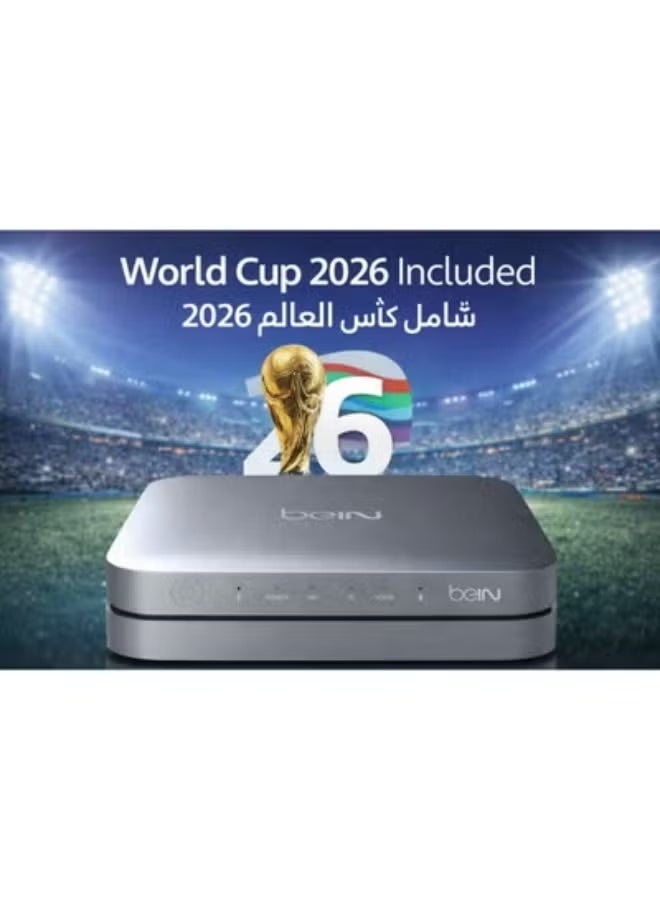 bein Receiver bein Sports VIP 4K with World cup 2026 [Recorded on a 1TB internal hard drive ]3Months Ultimate Package - Image 2