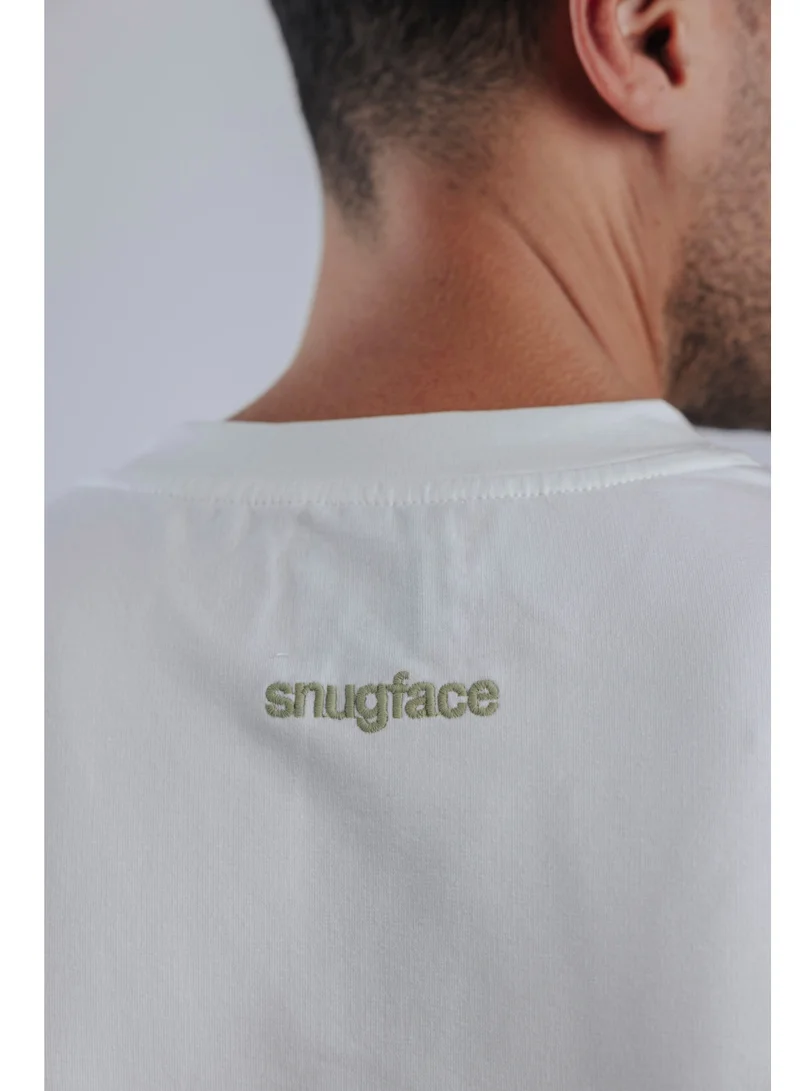 Snugface Snugface The Big Pocket oversized Tshirts, White, SF15-2WHT, Size-S
