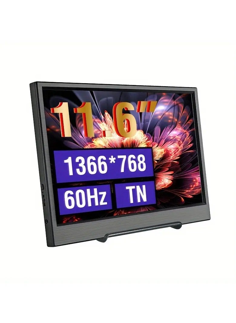 11.6" Portable Monitor – Ultra-Slim Second Screen for Laptop, Gaming & Raspberry Pi  - Image 4