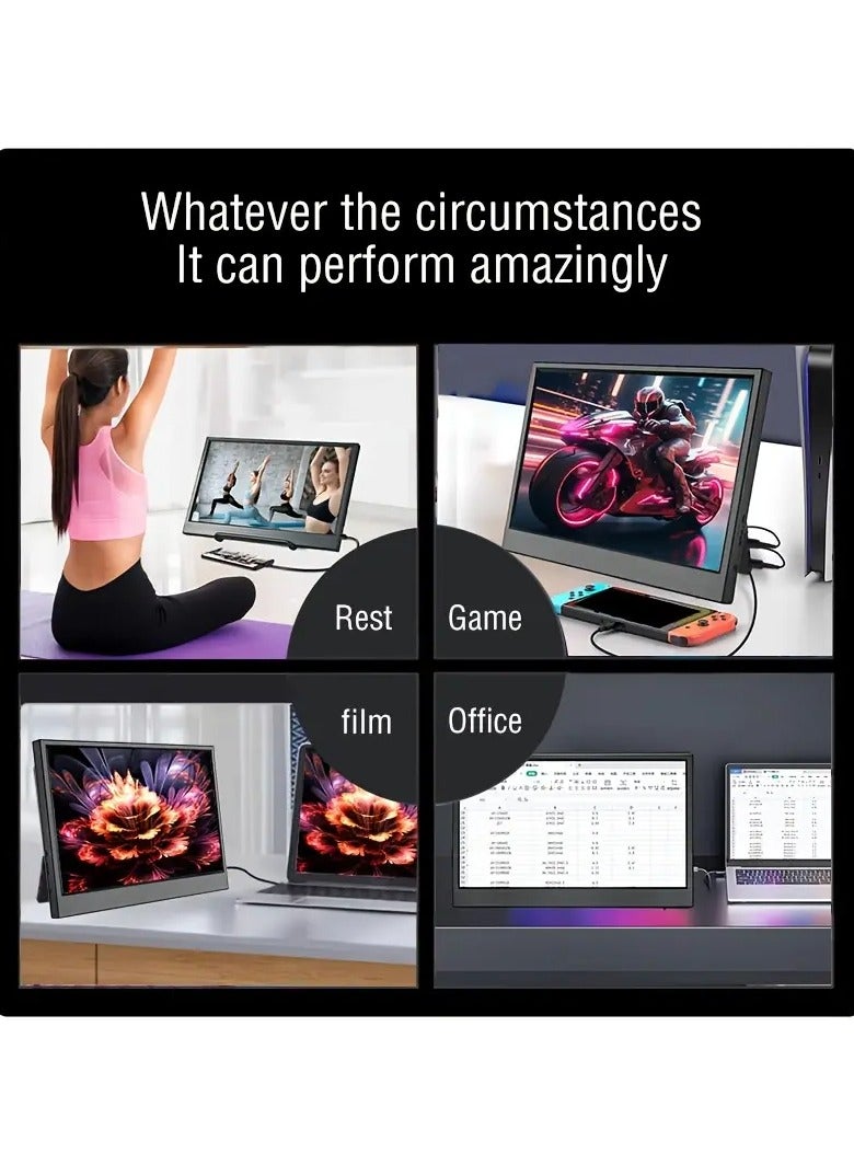11.6" Portable Monitor – Ultra-Slim Second Screen for Laptop, Gaming & Raspberry Pi  - Image 5