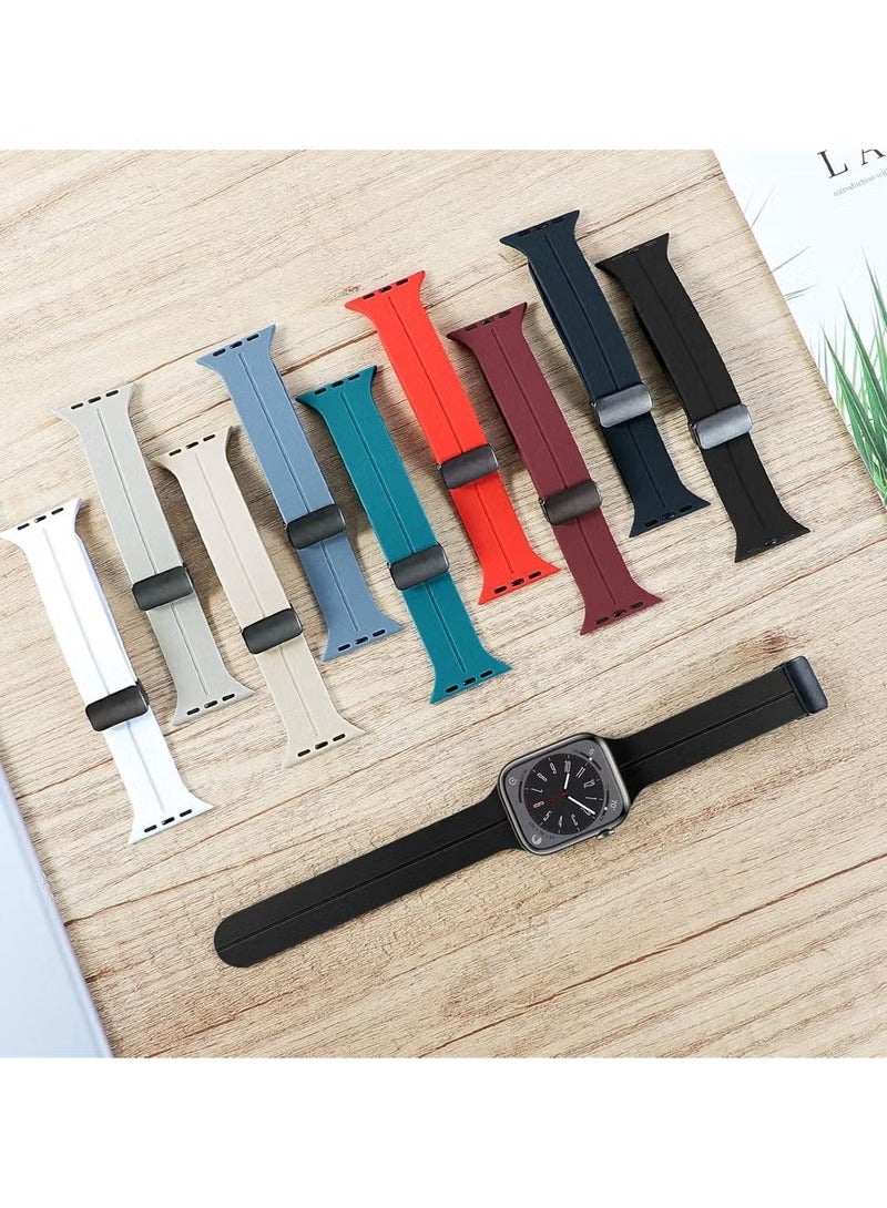 MIGOFAST Apple Watch Band 38mm 40mm 41mm Quick Release  Skin Friendly Soft Silicone Sport Watch - Image 4