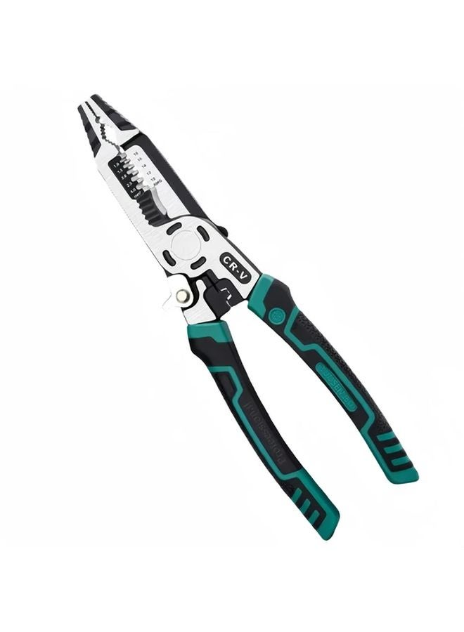 10 In 1 Industrial Grade Japanese Style Pointed Mouth Oblique Nose Wire Pliers - Image 1