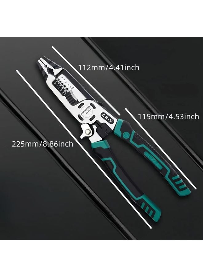 10 In 1 Industrial Grade Japanese Style Pointed Mouth Oblique Nose Wire Pliers - Image 4