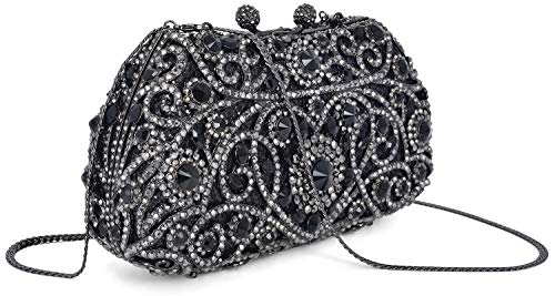 MOSSMON Formal Rhinestone Crystal Clutch Evening Wedding Bag For Women - Image 2