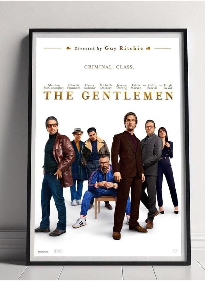 Generic - (Assembly frame) The Gentlemen Movie Poster, Canvas Poster Printing, Classic Movie Wall Art for Room Decor, Unique Gift Idea - Image 1