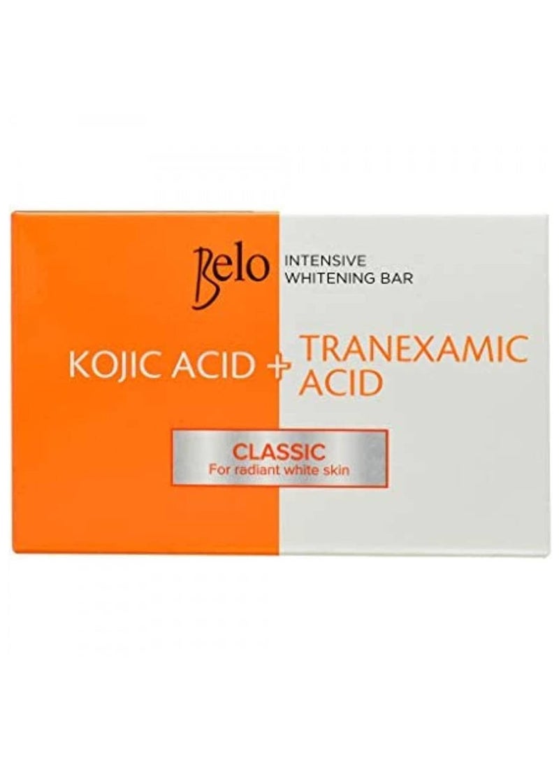 Belo Intensive Whitening Bar Kojic Acid + Tranexamic Acid Extra Moisture For Nourished White Skin 65g - Image 1