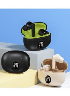 GRABIT True Wireless Earbuds Clear Sound & Smart Controls and 4-hour playtime (12 hours with case), and smart touch controls for effortless use. Master-slave switching allows independent earbud use. Compatible with iPhone, Samsung, OnePlus, Xiaomi, Huawei, HONOR, Google Pixel, iPads, and more. Features Type-C charging perfect for work, travel, and workouts.  - Image 2