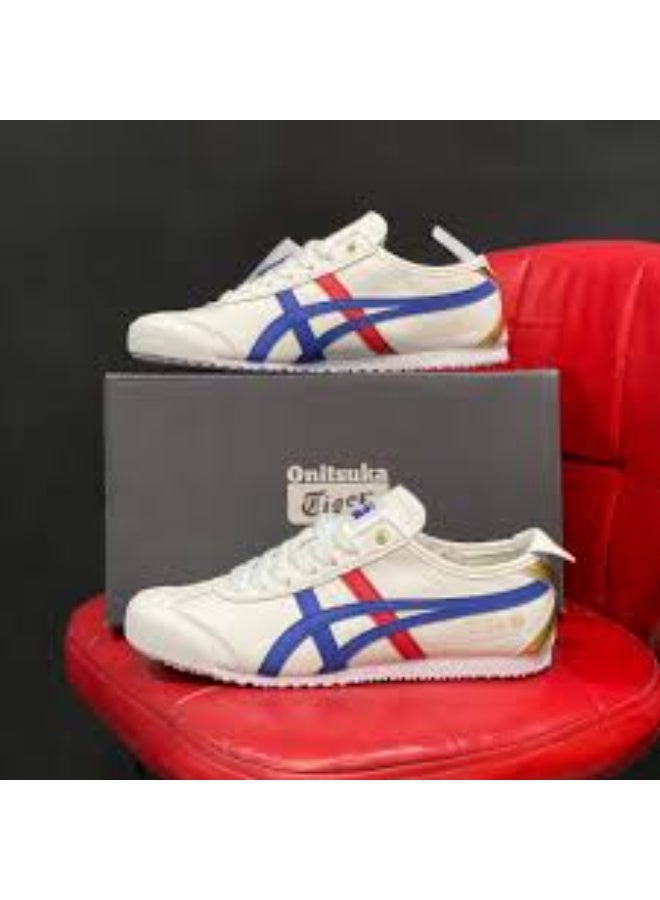 Onitsuka Tiger أونيتيكا تايجر مكسيكو 66 'أزرق أحمر معدني ذهبي - Image 1