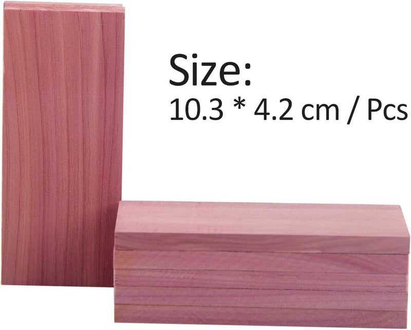 Cedar Space Cedar Blocks for Clothes Storage 16 Pcs, 2 Value Packs 100% Aromatic Red Ceder Blocks, Cedar Planks, Cedar Accessories for Closets Storage - Image 5