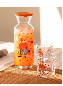 Madame CoCo 3 Pieces Glass Water Jar With Two Cups Patrice Escames Carafe Set  - Image 1