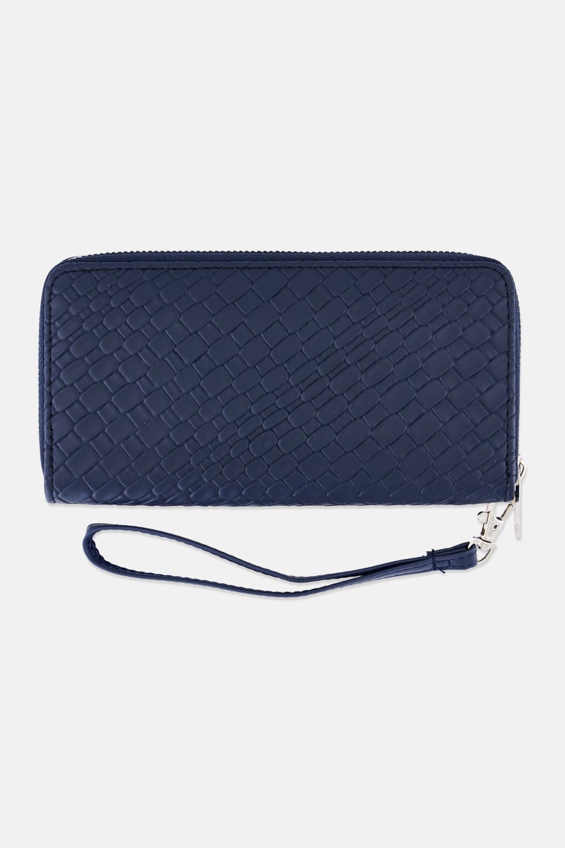 London Fog Women Brand Logo Wallet, Navy - Image 2