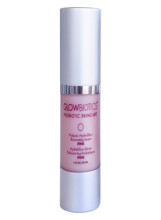 Glowbiotics Probiotic HydraGlow Illuminating Serum Pink: Hydrating Dew Drops for Radiant Skin, Illuminating Glow Enhancer with Hyaluronic Acid and Probiotics, 1 Fl Oz - Image 1