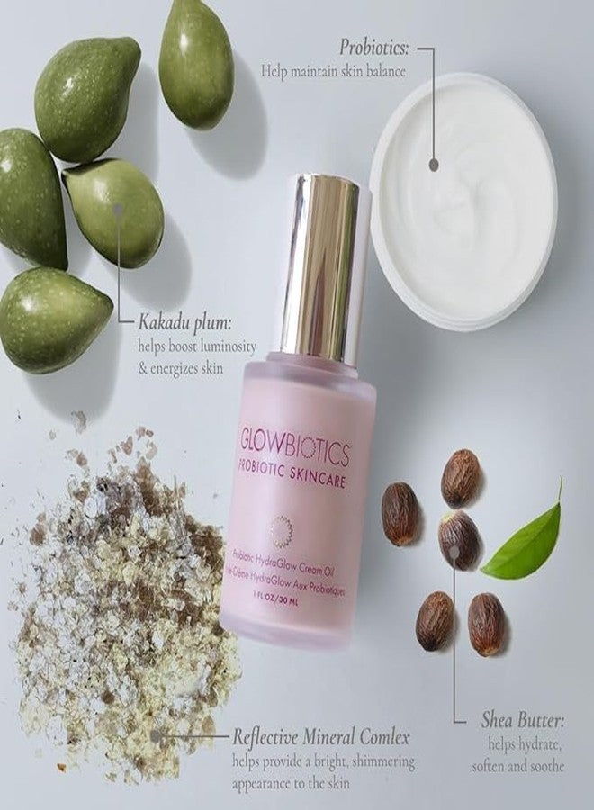 Glowbiotics Probiotic HydraGlow Illuminating Serum Pink: Hydrating Dew Drops for Radiant Skin, Illuminating Glow Enhancer with Hyaluronic Acid and Probiotics, 1 Fl Oz - Image 5
