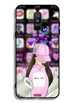 Tolwak Samsung Galaxy A6 Plus (2018) Protective Case Cover Anti Social Club  - Image 1