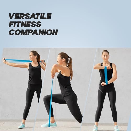 Konex Natural Latex Resistance Band Loops for Men & Women | High Elasticity, Durable & Odour Free | Ideal for Home or Gym Workouts, Exercises, Stretching, Pull Ups, and Booty Toning (Pack of 3) - Image 3