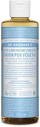 Dr. Bronner's Soap Liq Cstle Baby Unscented - Image 1