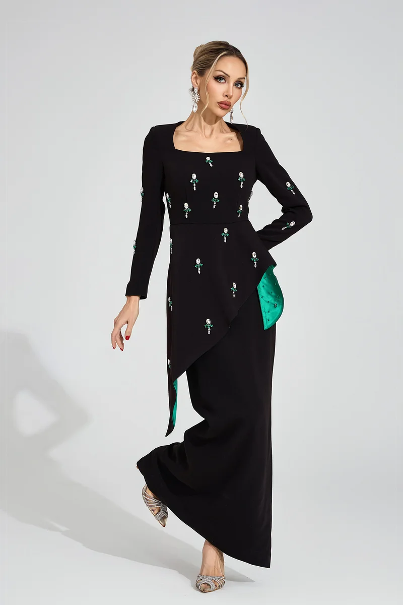 Catchall  Marguerite Ruffle Maxi Dress for Women | Best Price UAE
