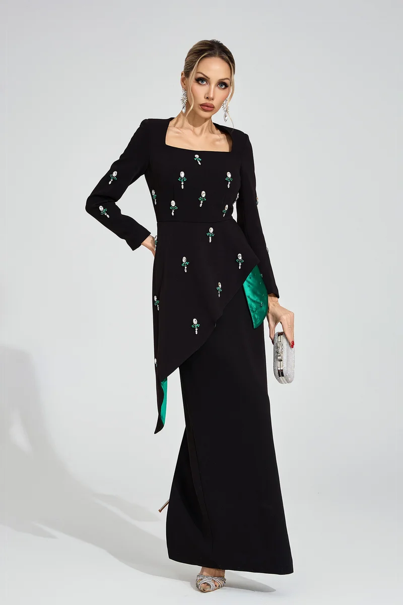 Catchall  Marguerite Ruffle Maxi Dress for Women | Best Price UAE