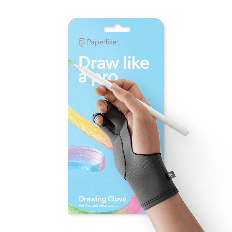 Paperlike Drawing Glove for iPad - Artist Glove for Drawing on Tablets (Right and Left Hand; 3 Sizes: S, M, L) - Image 1