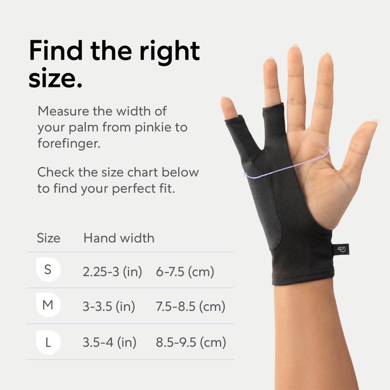 Paperlike Drawing Glove for iPad - Artist Glove for Drawing on Tablets (Right and Left Hand; 3 Sizes: S, M, L) - Image 5