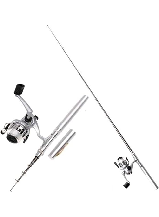 PROMASS قلم صيد ميني من الألمنيوم مع بكرة - H8022