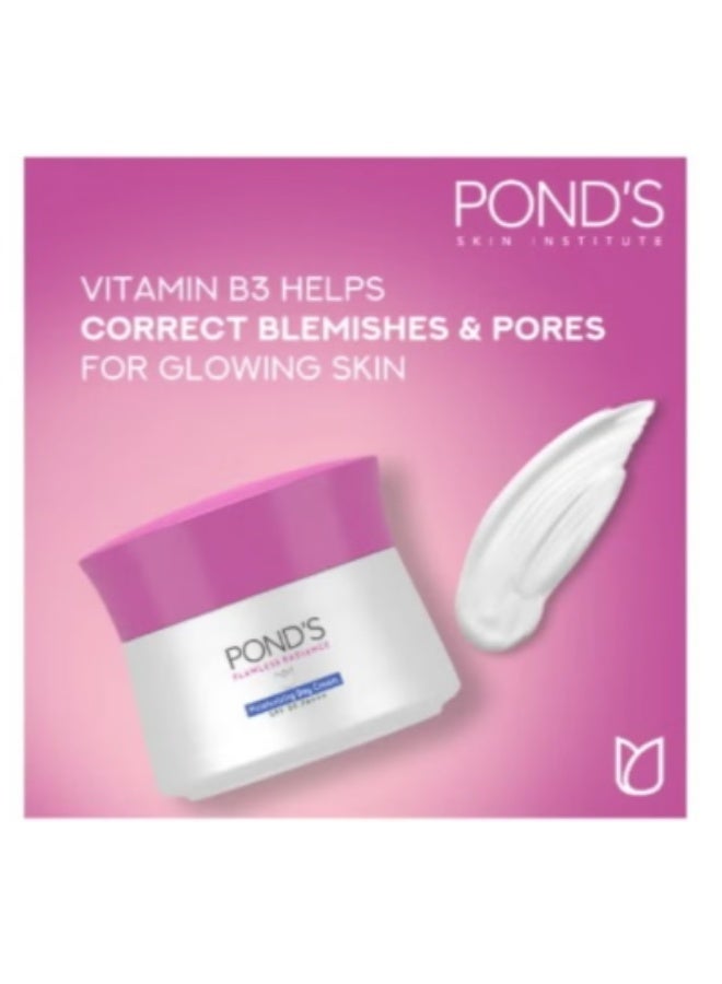 بوندس كريم نهاري مرطب فلوليس ريديانس لبشرة مشرقة وخالية من العيوب مع عامل الحماية من الشمس SPF 30 ونياسيناميد لتوحيد لون البشرة وإزالة التوهج والعلامات الداكنة 50جرام - Image 2
