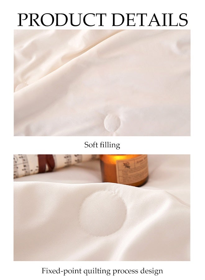 DUNISO Summer Quilt，WashableComforter Cotton Quilt，Ultra Soft & Lightweight Summer Cooler Quilt for Sleeping，for Hot Sleepers Night Sweats ，150*200cm - Image 3