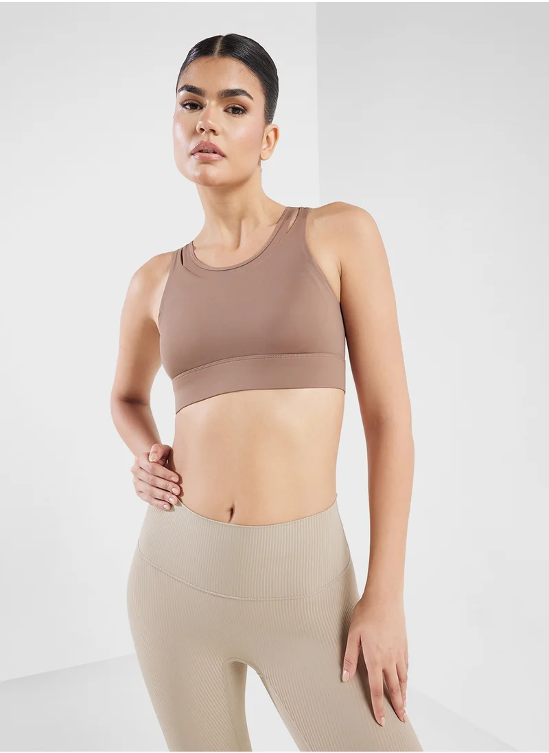 فورورد Full Coverage Sports Bra With Back Clasp