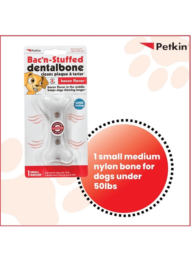 بيتكين عظام الأسنان المحشوة من Bac'N-Stuffed للعناية بالفم للكلاب، تعمل كفرشاة أسنان عند المضغ، تزيل البلاك والجير وتنعش الأسنان، نكهة لذيذة تجعل المضغ يدوم لفترة أطول SM - Image 4