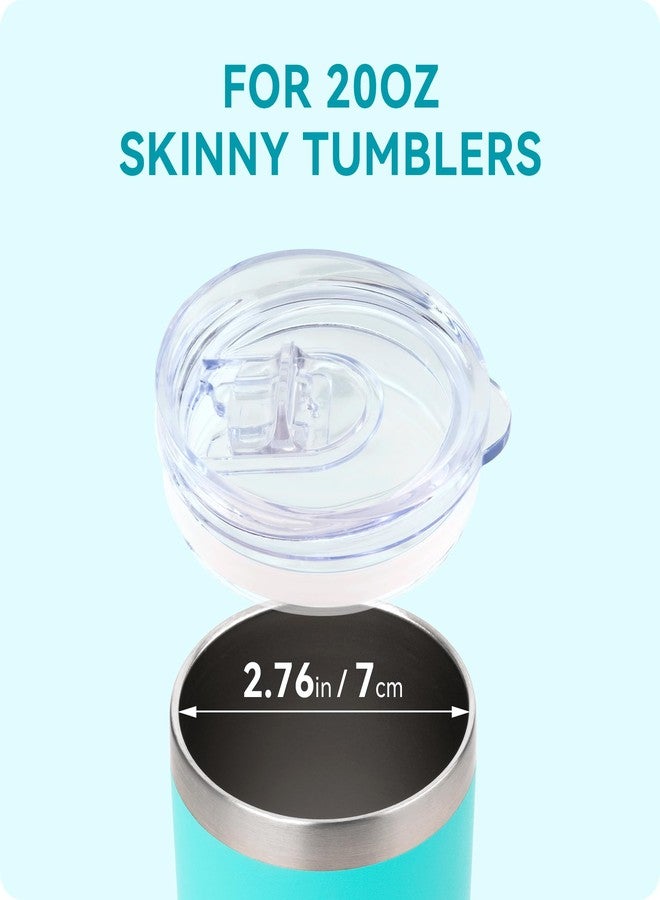 Soledea 20oz Skinny Tumbler Replacement Lids, Replacement Lids for Skinny Tumbler 2.73-2.75 inches in diameter - Image 2