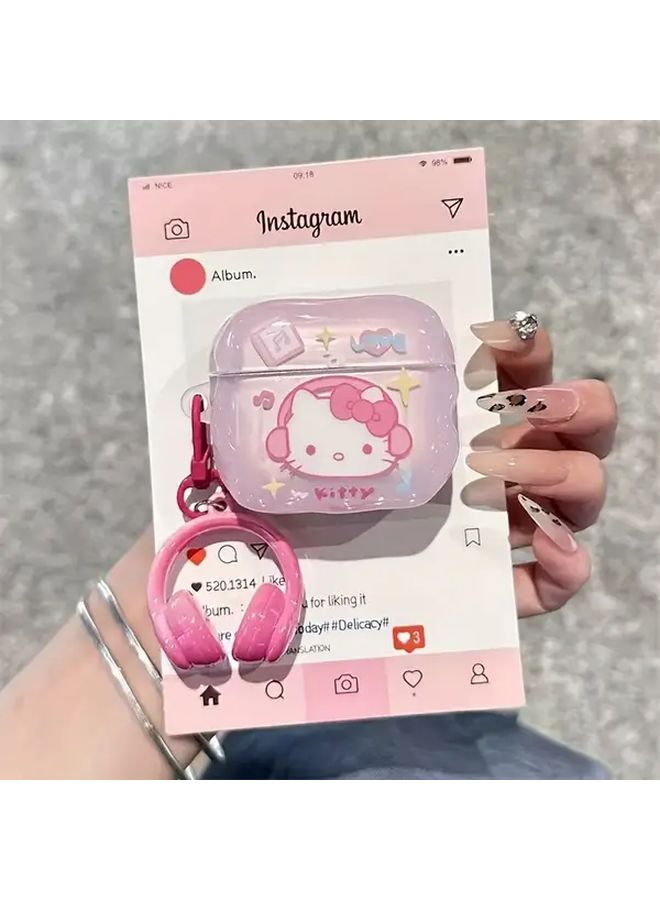 Hello Kitty Airpods 4th Generation Protective Cover Anti Drop Scratch Resistant - Image 1