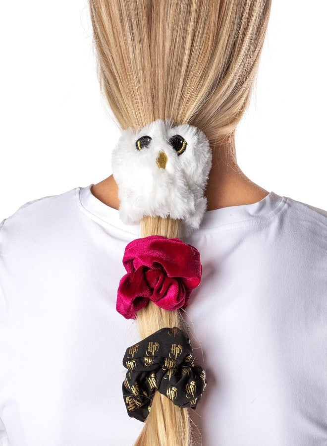 Bioworld Harry Potter Hedwig Owl Scrunchie Set Hair Ties Hair Accessories - Image 5
