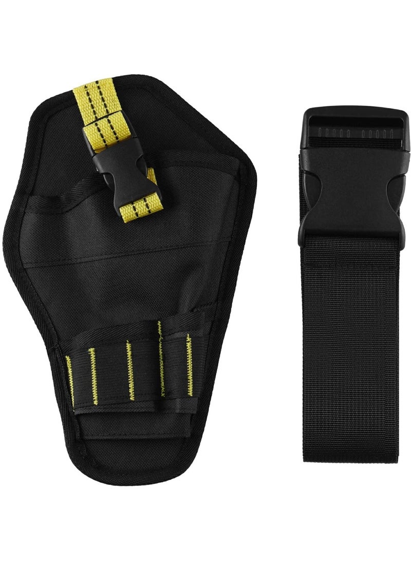 Cordless Drill Holster Tool Pouch Belt Storage Bag, Electric Drill Wrench Storage Waist Bag with Belt, Drill Holster Wrench Hammer Screwdriver Drill Holster Porch Tool Bag - Image 1