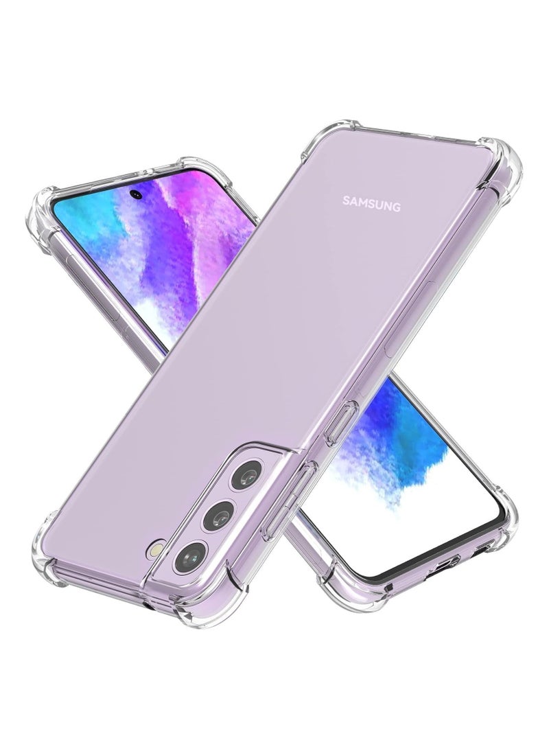 For Samsung Galaxy S21 FE King Kong Transparent Shockproof Ultra-Protective 4 Corners Case - Clear  - Image 1