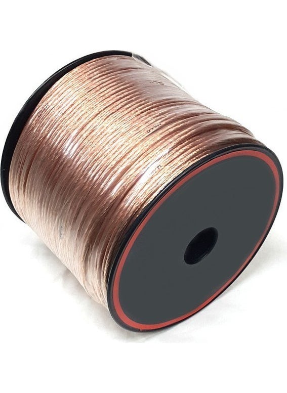 class 2x1,50mm Speaker Sound System Cable Transparent 