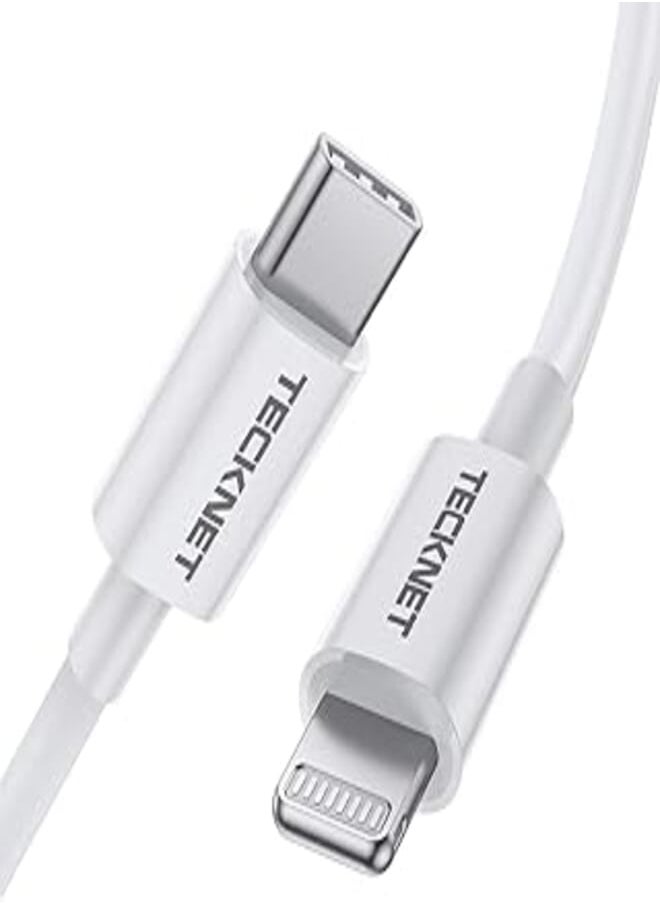 TECKNET TECKNET USB C to Lightning Cable, iPhone 11 Charger [3.3ft Apple MFi Certified] Lightning to USB-C Fast Charging Cable Compatible with iPhone 11/11 Pro/11 Pro Max/XR/XS Max/XS/X/8/8 Plus 