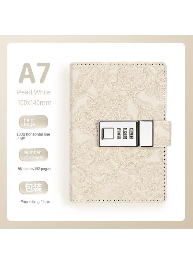 Bluejw Cross-border Wholesale Gift Password Book Couple With Lock Diary South Korea Creative Hand Account Book Student Notepad Stationery - Image 1