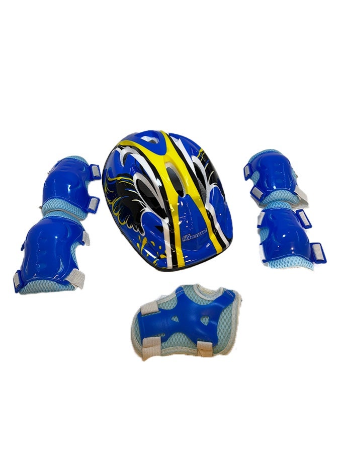 Carol For Toys Blue Skates with Kids Protective Gear Set  - Image 2