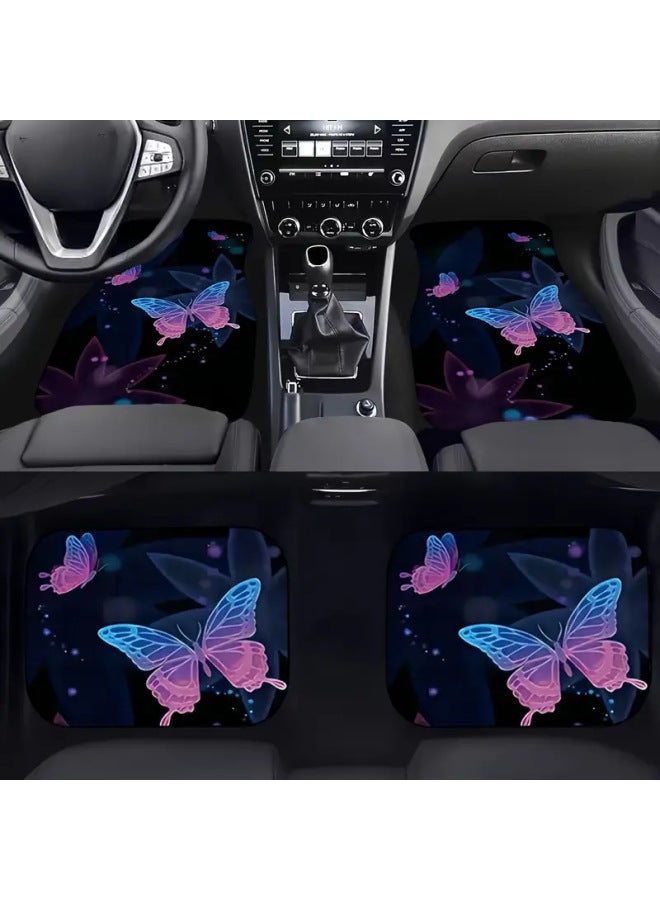 Car Mats Are Stain-resistant And Easy To Take Care Of Household Car Wear-resistant Non-slip Crystal Velvet Mats